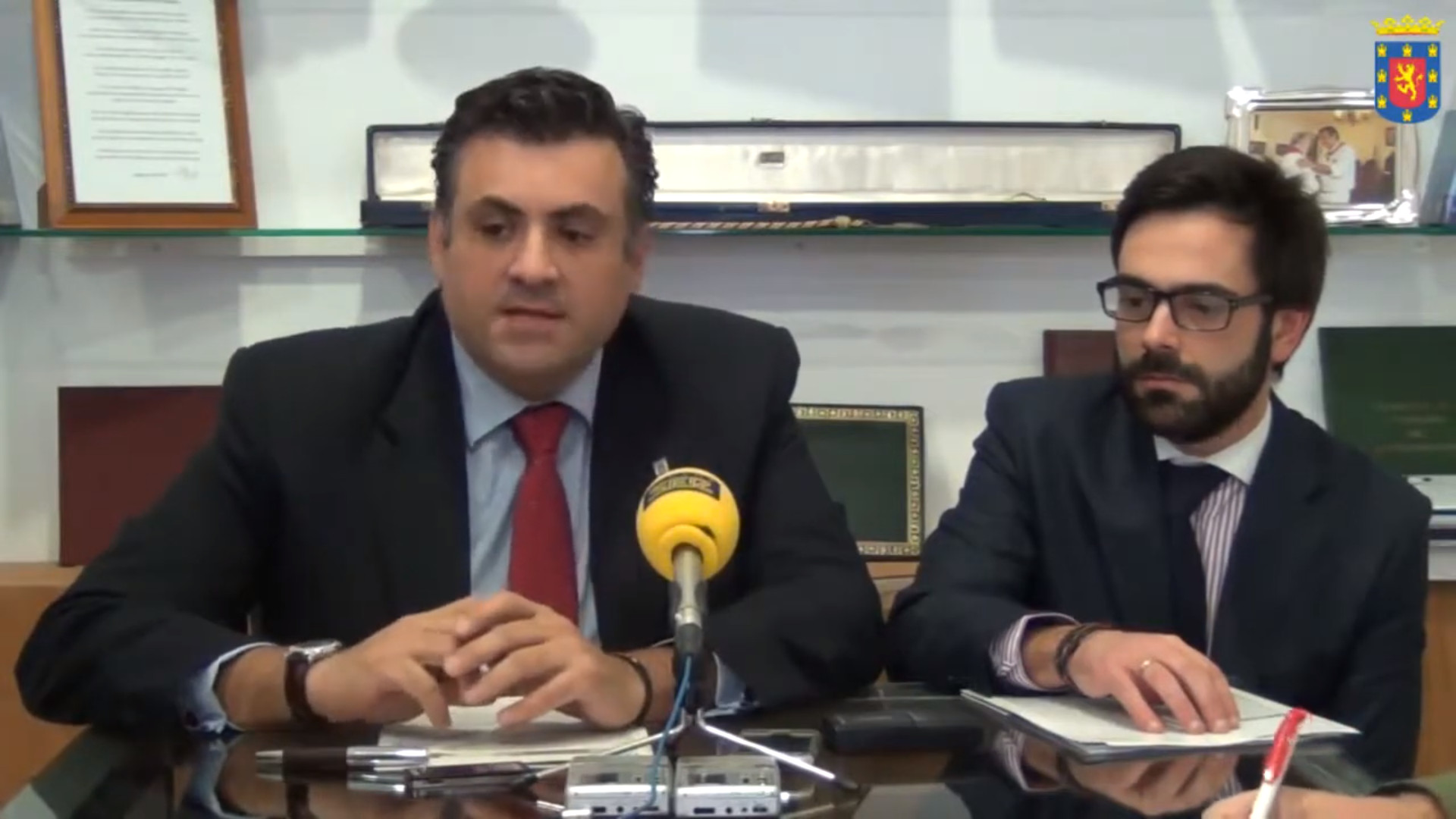 Rueda de Prensa junto a La Caixa para firma de una póliza con cargo al ICO