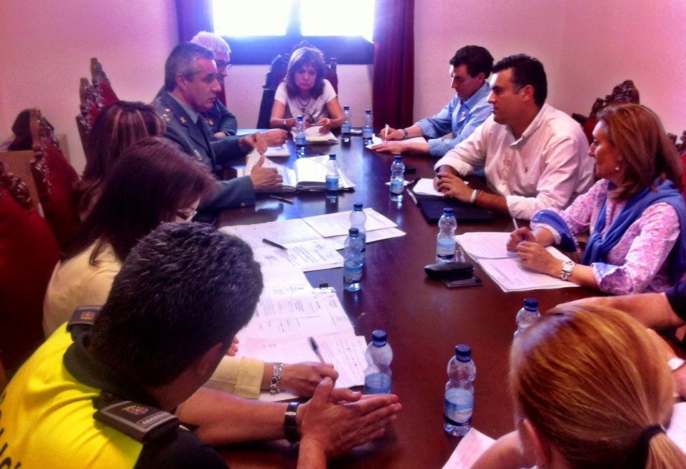 Junta Local de Seguridad en el Ayuntamiento de Coria