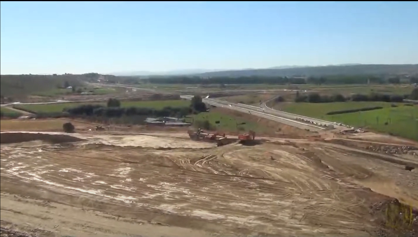 Vídeo de la visita del Presidente del Gobierno  de Extremadura a las obras de la autovía EX-A1 a su paso por Coria