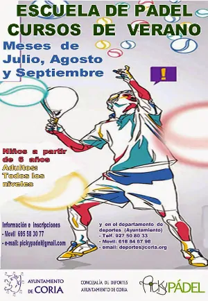 Escuela de Pádel. Verano 2014