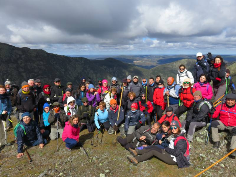 48 Senderistas participaron en la ruta del mes de abril «Cabeza de la Brama-Ceclavín»