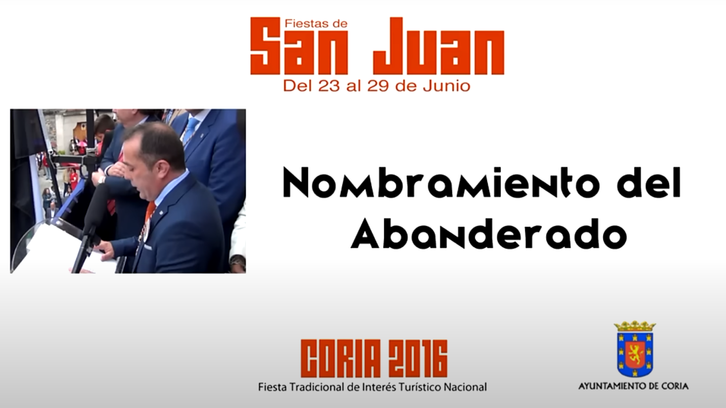 Nombramiento Abanderado de las Fiestas de San Juan 2016