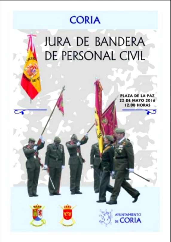 Vídeo del Acto de Jura de Bandera del Personal Civil en la Ciudad de Coria