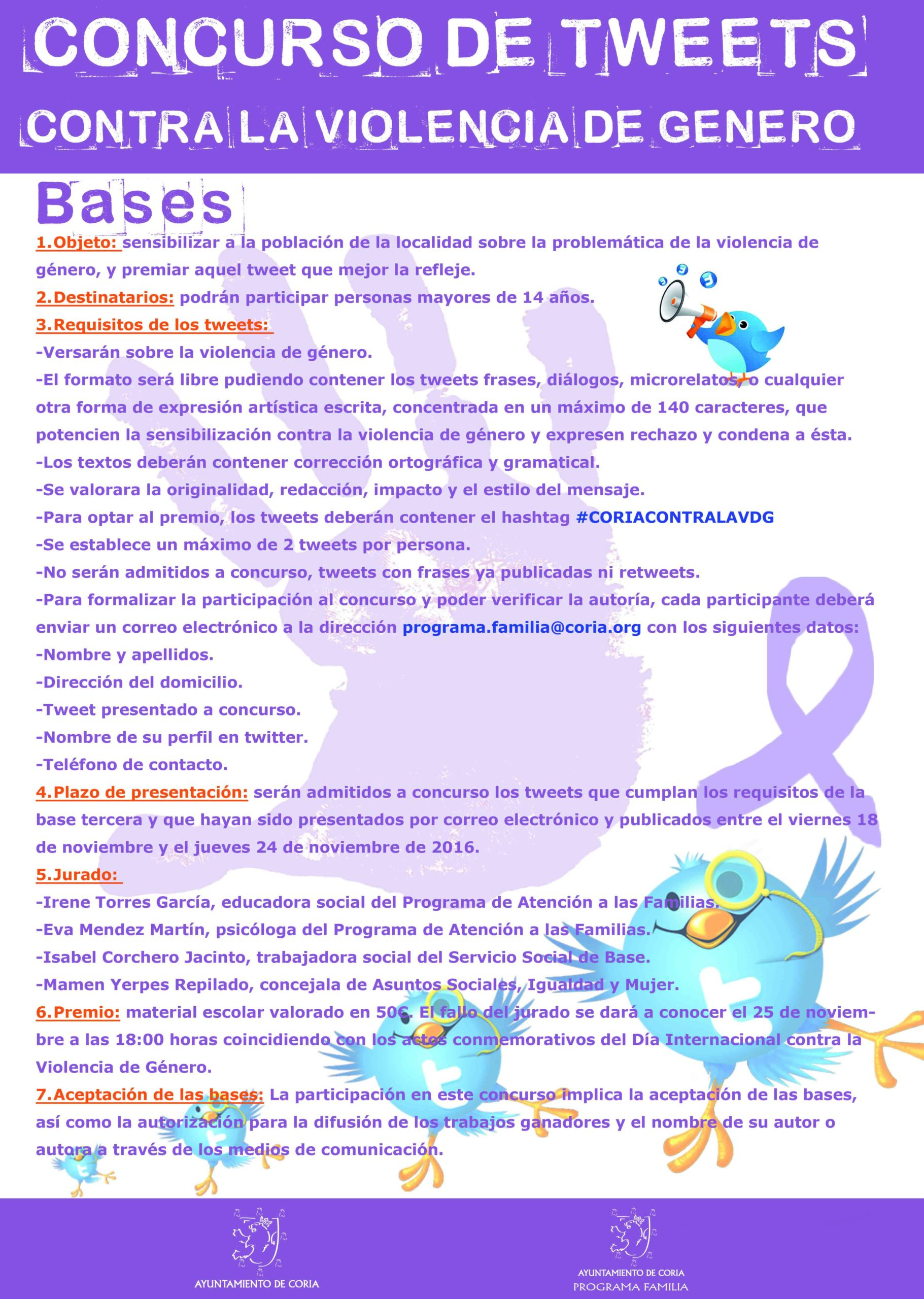 Concurso de Tweets contra la Violencia de Género
