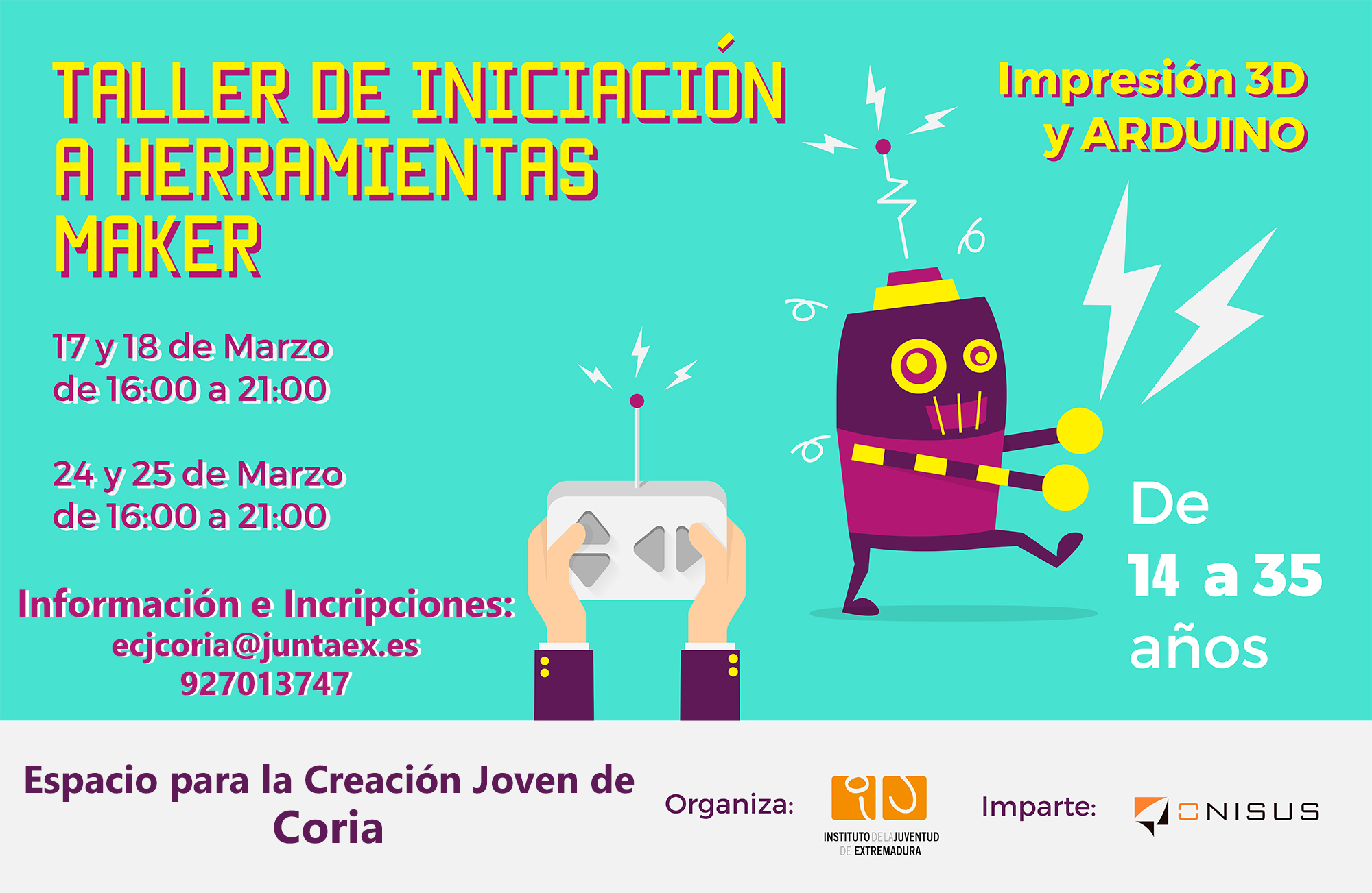 Talleres del Espacio para la Creación Joven de Coria