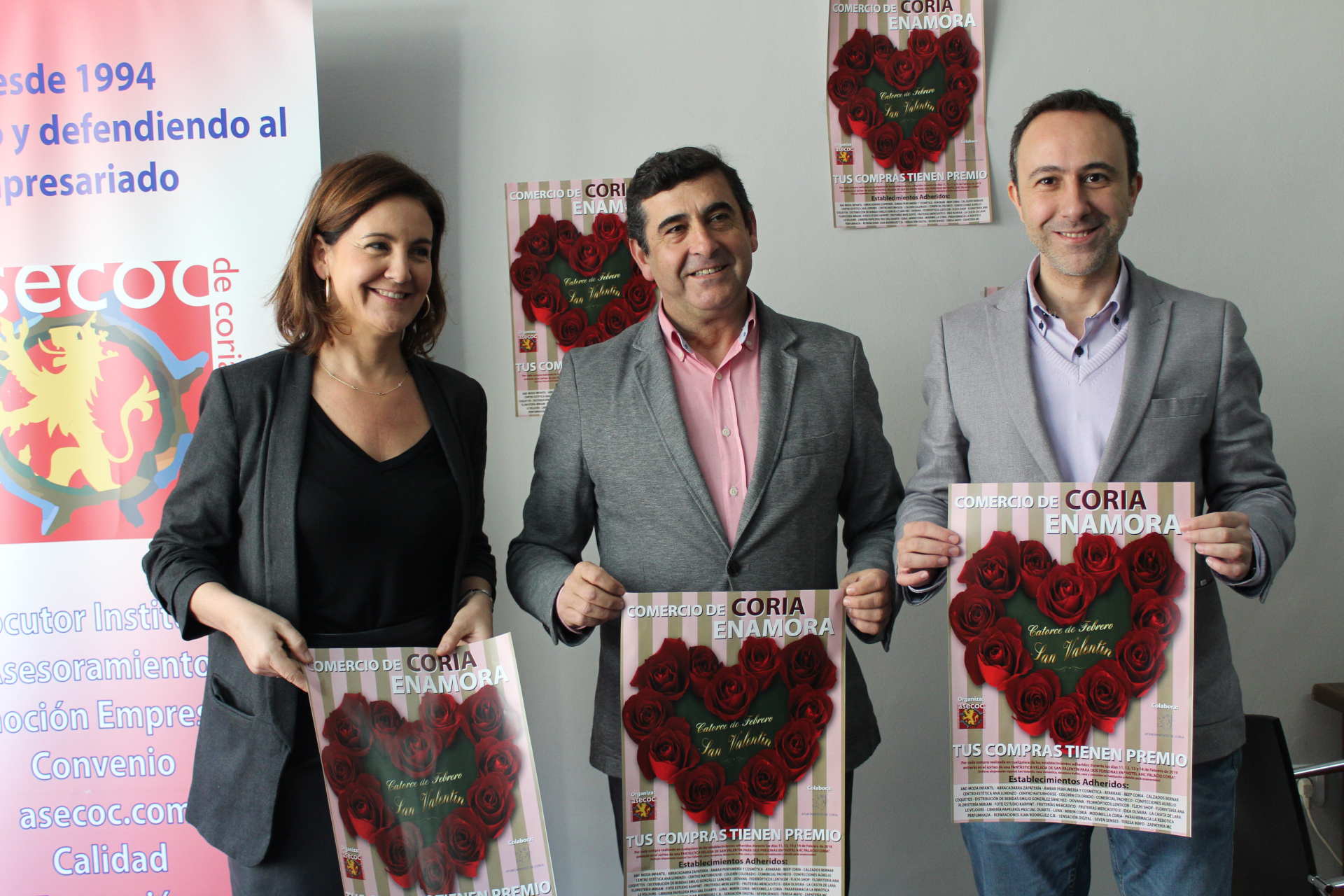 ASECOC celebrará la II Campaña de Comercio con el lema «Comercio de Coria Enamora»