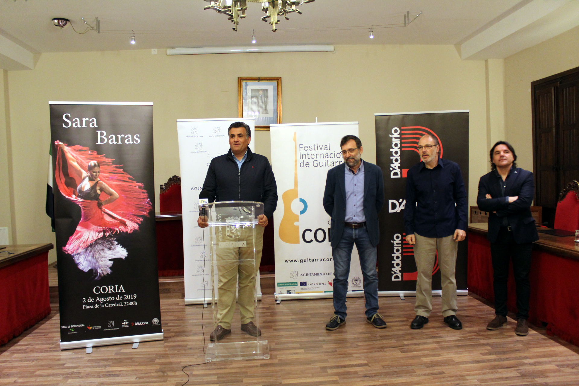 Sara Baras será la artista encargada de inaugurar el XXIII Festival Internacional de Guitarra «Ciudad de Coria» que se celebrará del 2 al 9 de agosto de 2019