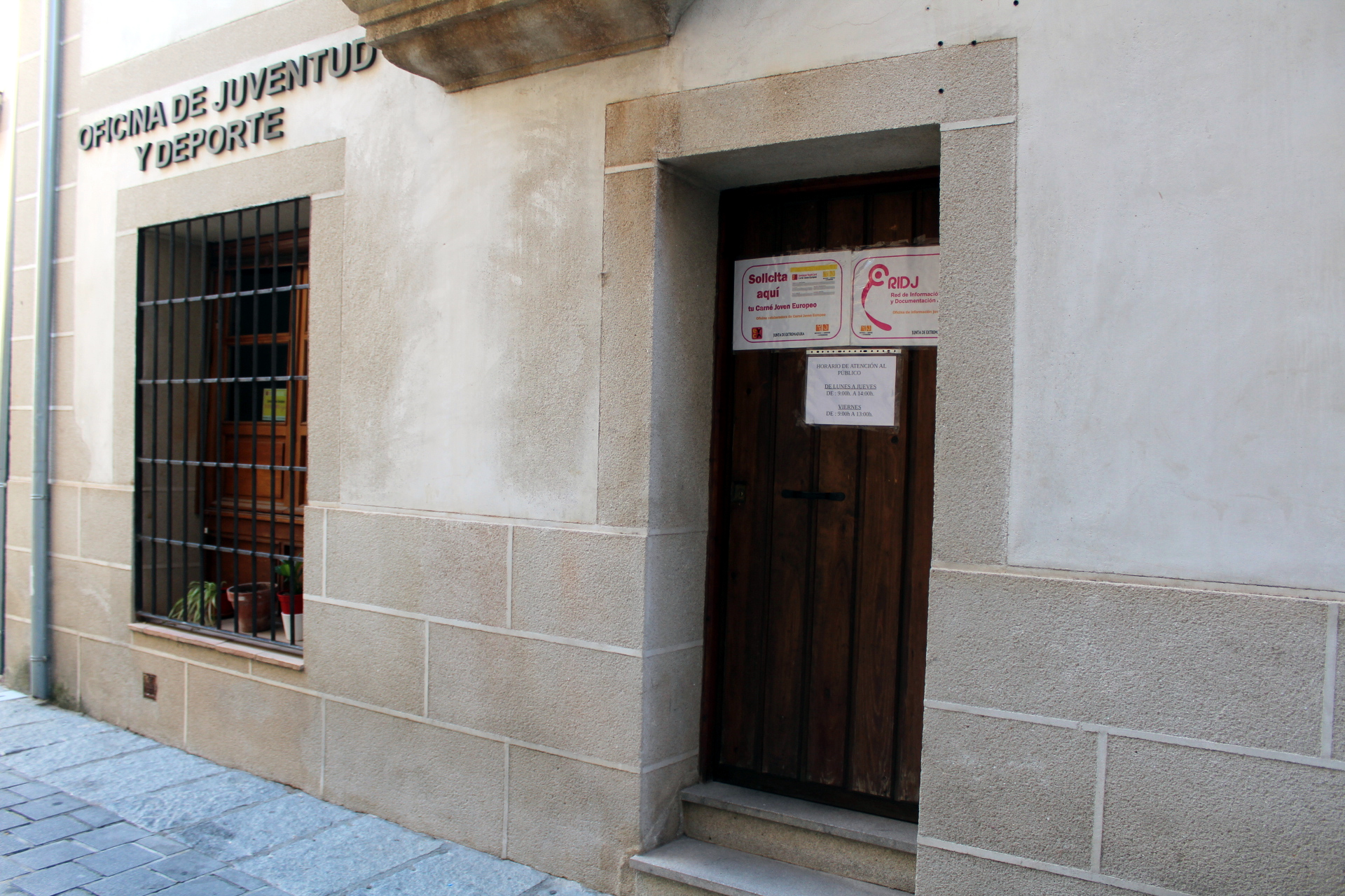 Cambio de Horario de Atención al Público del Departamento de Deportes