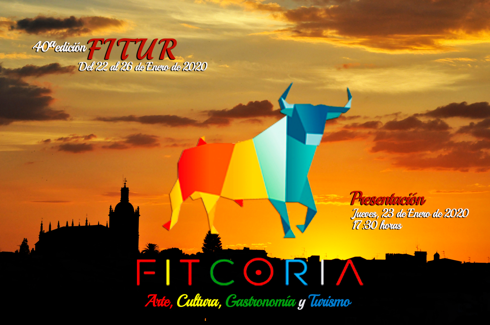 FITCORIA 2020: Arte, Cultura, Gastronomía y Turismo estará en el 40 Aniversario de FITUR 2020