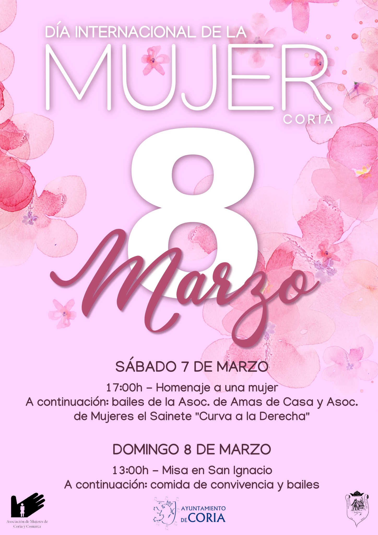 Coria celebrará el Día Internacional de la Mujer con diferentes actos organizados por las asociaciones de mujeres caurienses