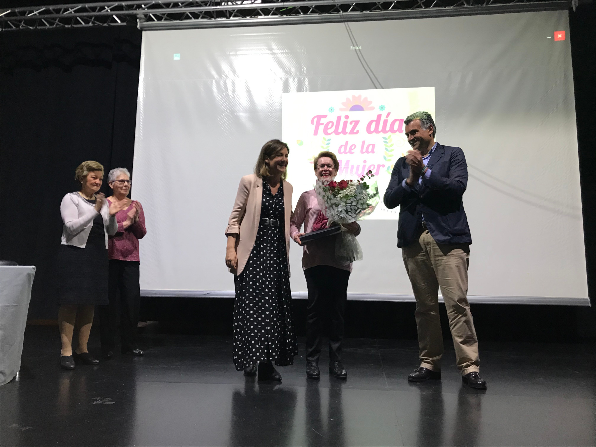 Valentina Colo Barrante recibió el homenaje a la Mujer en el Día Internacional de la Mujer