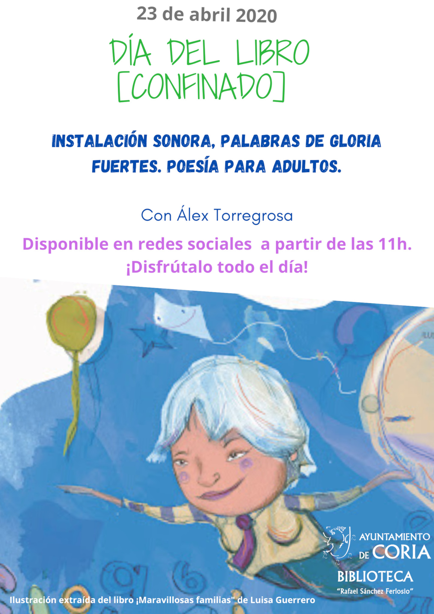 Instalación Sonora, palabras de Gloria Fuertes