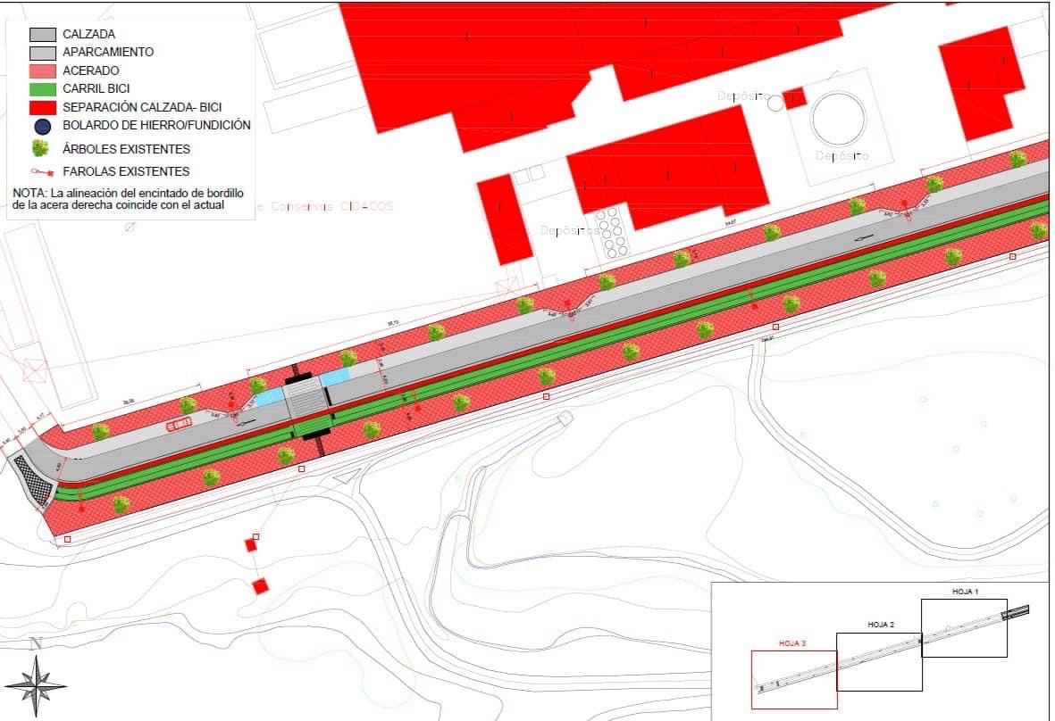 Sale a licitación las obras de ejecución del Paseo de la Isla en su segundo tramo.