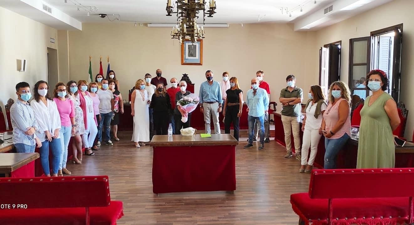 Emotivo acto para despedir a Puri tras su jubilación