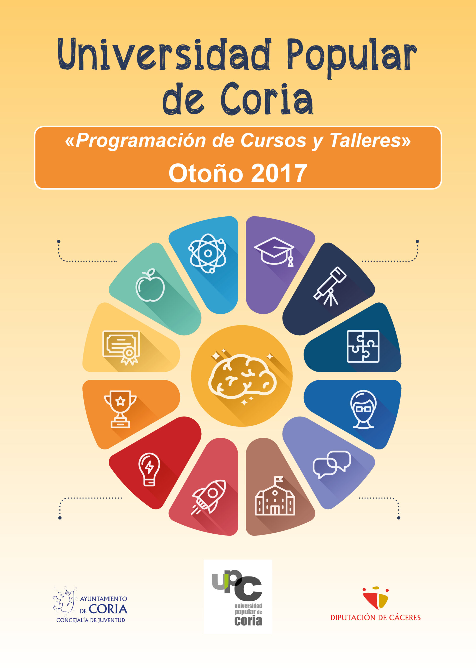 Programación de Cursos y Talleres para Otoño 2017 en la Universidad Popular de Coria