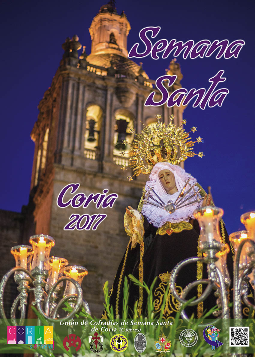 La Semana Santa de la Ciudad de Coria se presentará oficialmente esta tarde en Mérida