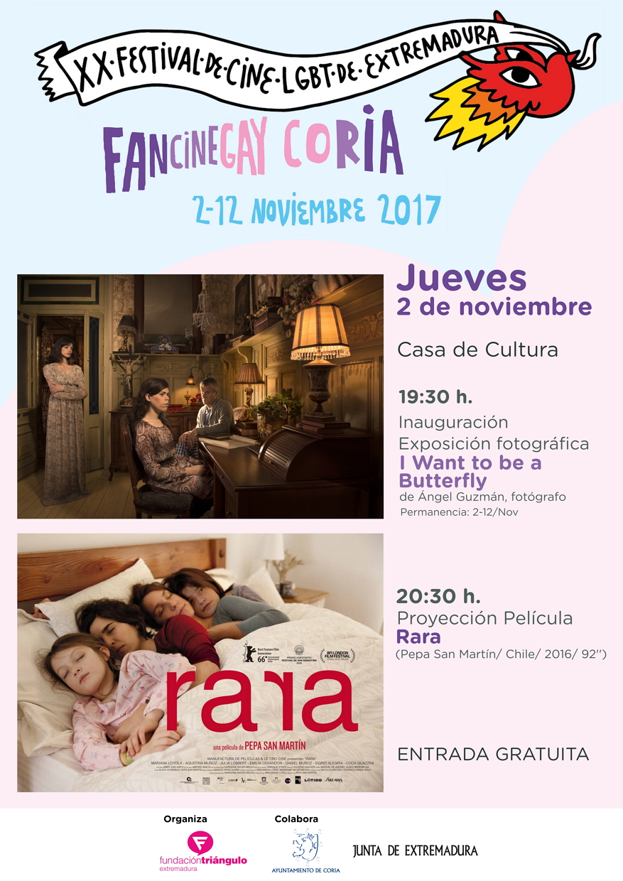 FanCineGay celebrará actividades en Coria del 2 al 12 de noviembre
