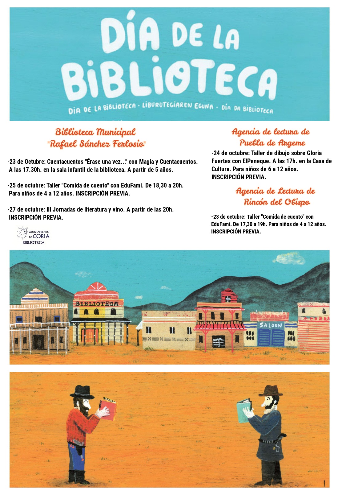 La Biblioteca Municipal celebra el Día Internacional de la Biblioteca con actividades para todos los públicos