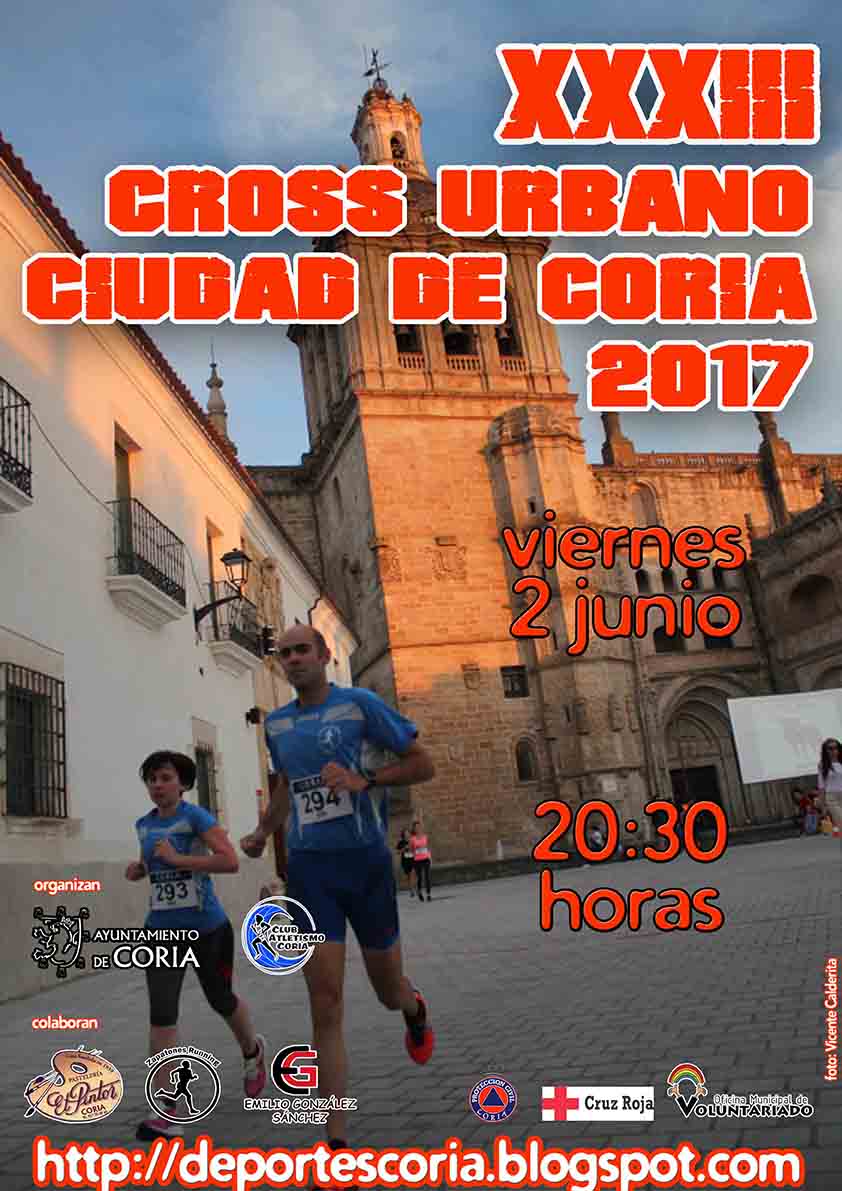 Apertura de Inscripciones del  XXXIII Cross Urbano «Ciudad de Coria» 2017