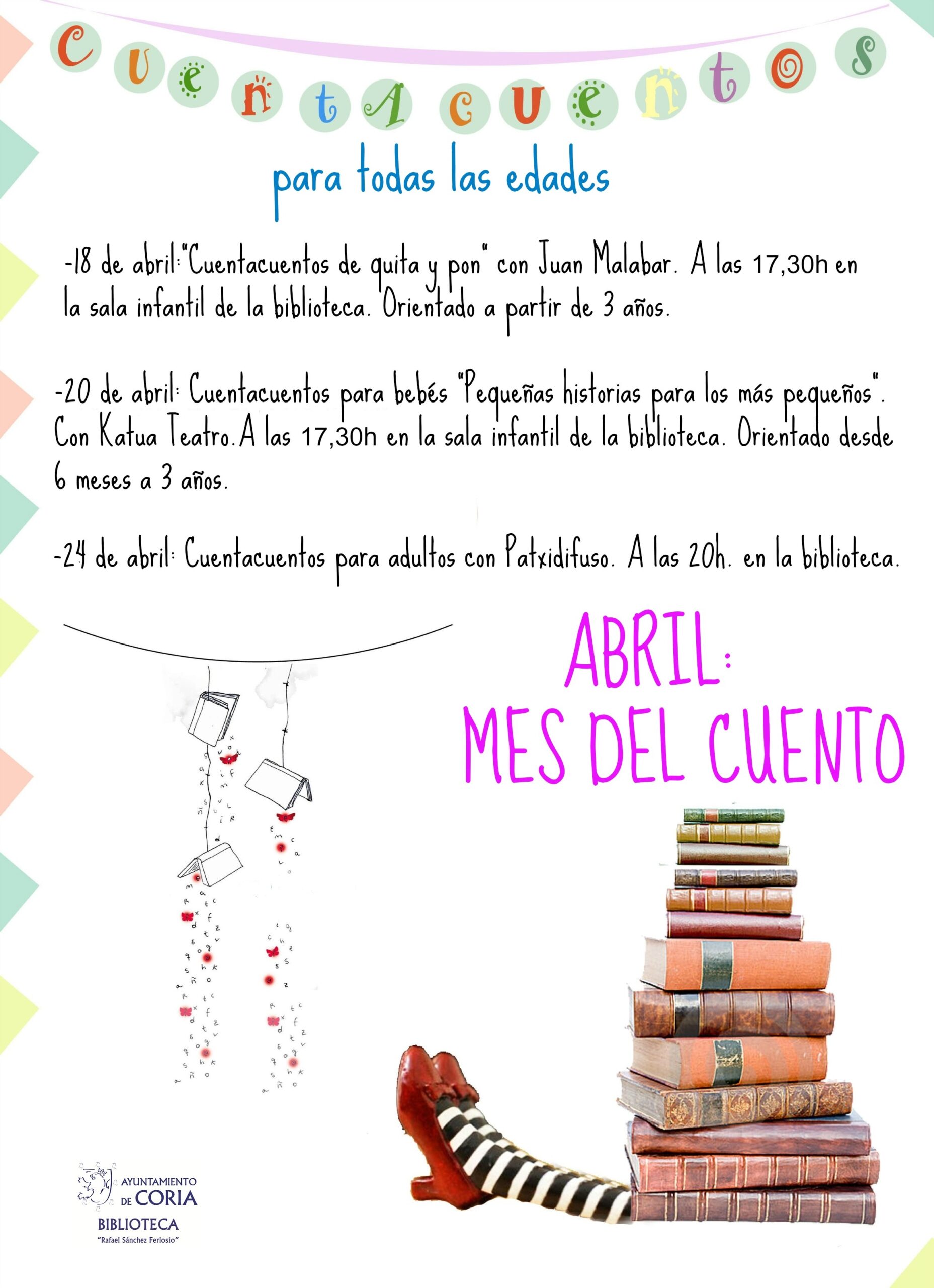 Día Internacional del Libro en la Biblioteca Municipal de Coria