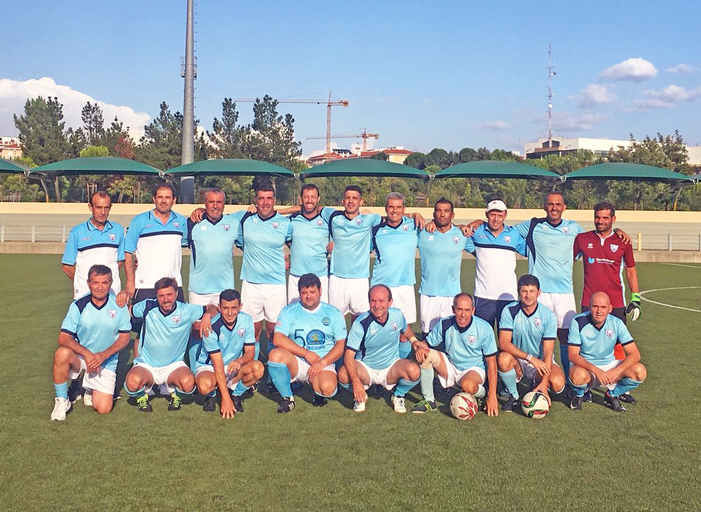 Los Veteranos Cauriense participan en una convivencia de Futbol en Castelo Branco