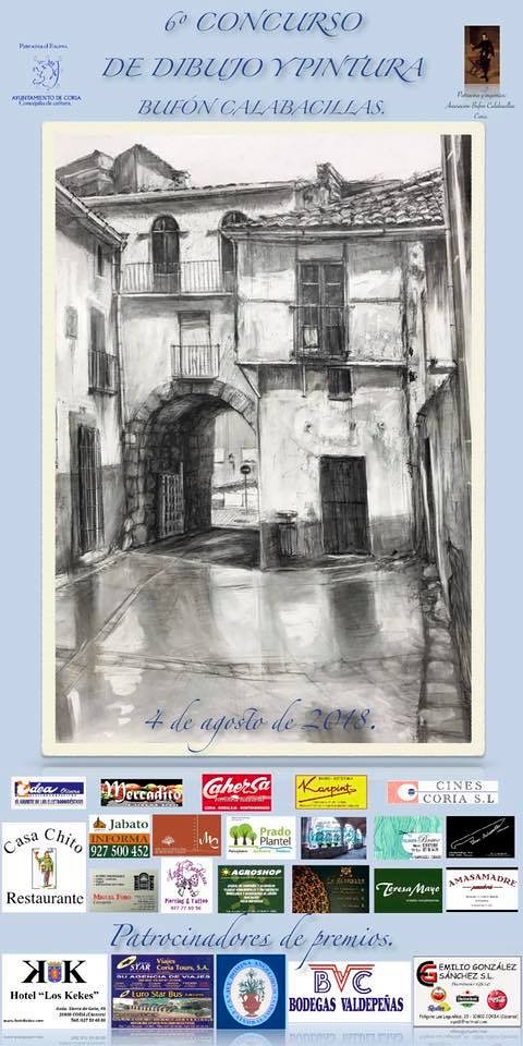 VI Concurso de Dibujo y Pintura al Aire Libre «Bufón Calabacillas»