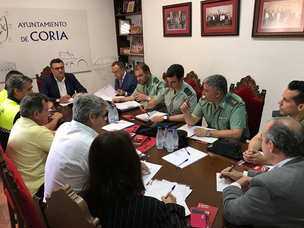 Coria prepara su dispositivo de seguridad para las Fiestas de San Juan 2018