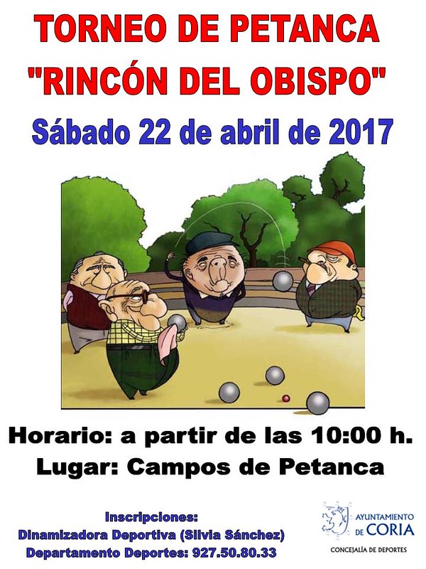Torneo de Petanca «Rincón del Obispo» 2017