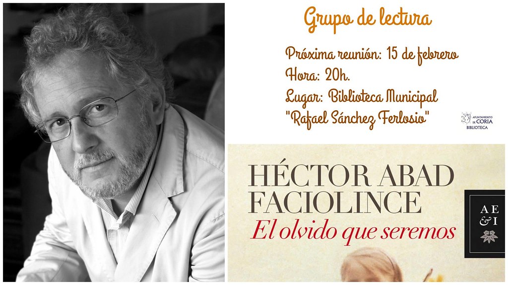 Reunión del Grupo de Lectura el 15 de febrero en la Biblioteca Municipal