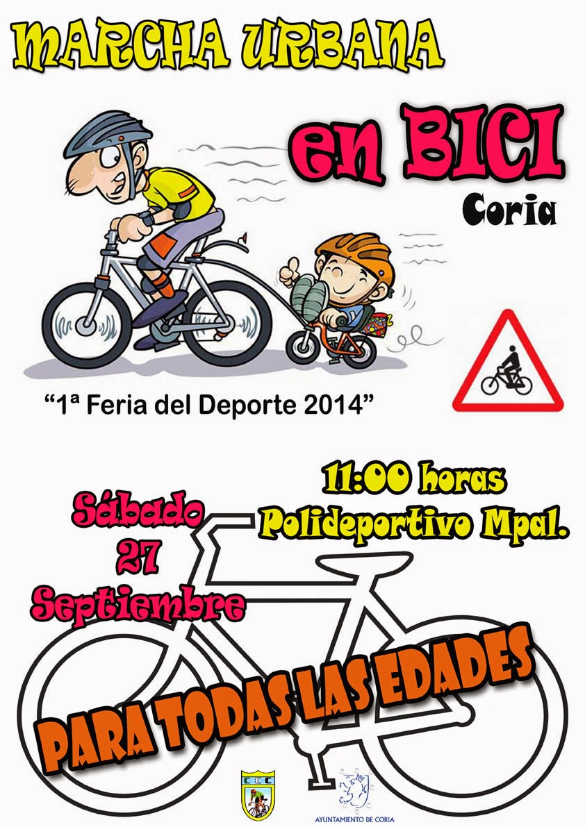 Marcha Urbana en bici «Para Todas las Edades». Día de la Bicicleta