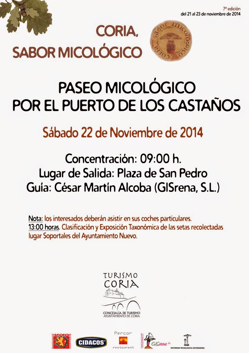 Paseo Micológico por el Puerto de los Castaños. 7ª Edición