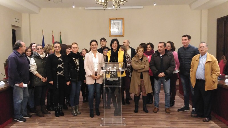 Lectura del Manifiesto contra la violencia de género en Coria