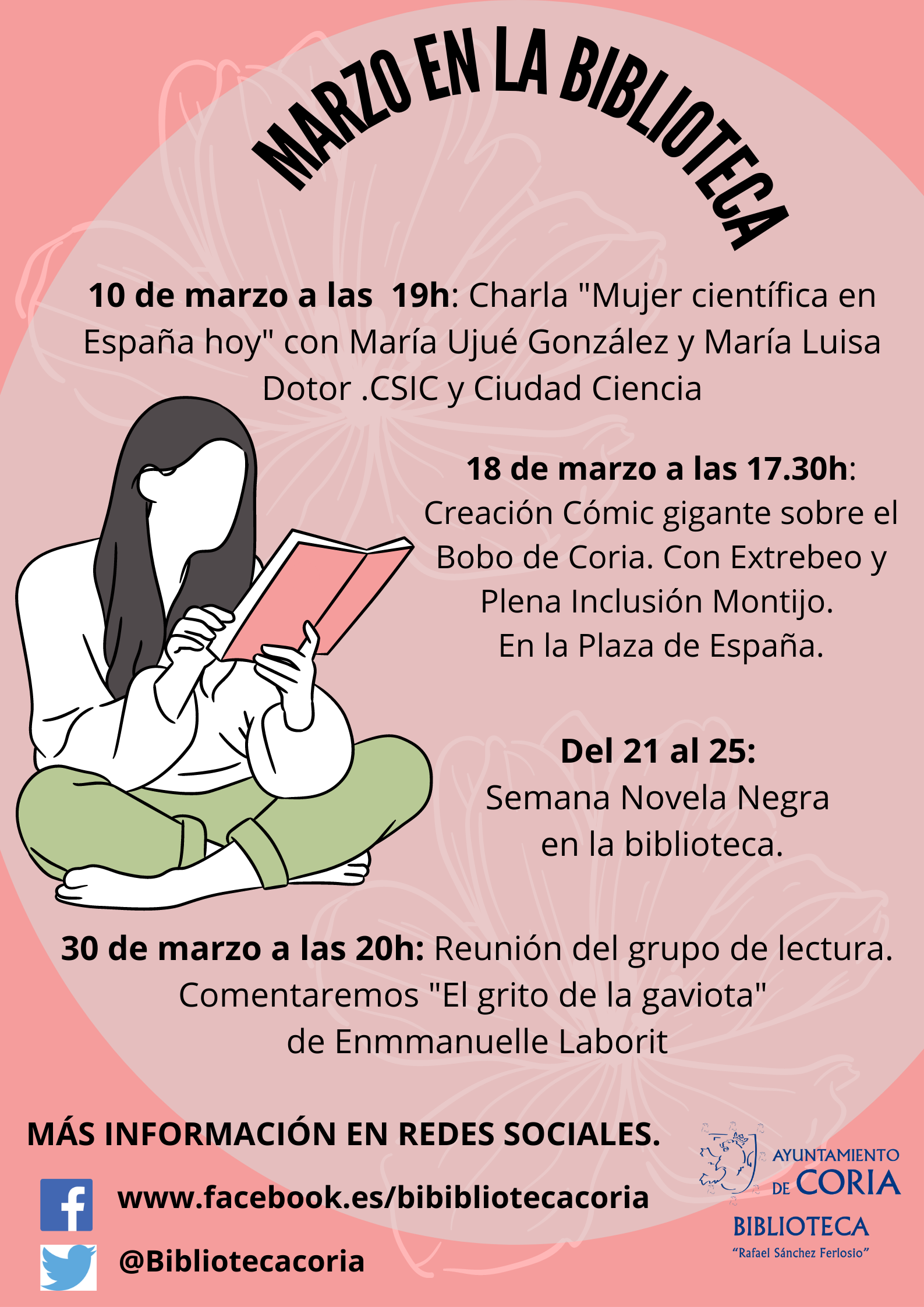 La Biblioteca Municipal tendrá una semana dedicada a la Novela Negra durante el mes de marzo