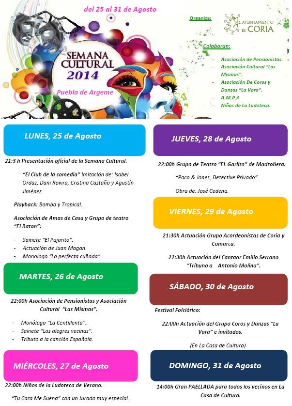 Semana Cultural de Puebla de Argeme
