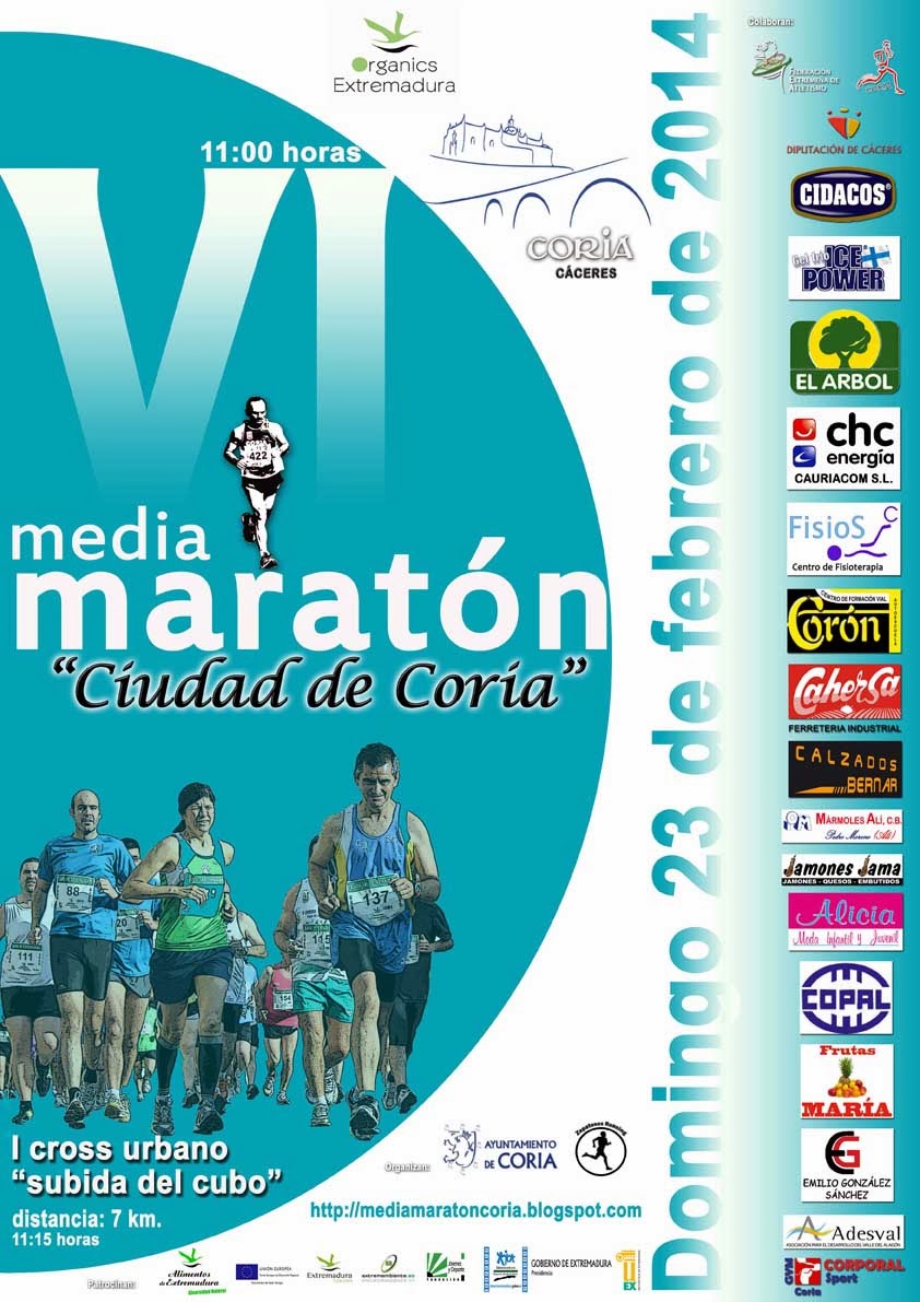 Regulación del Tráfico durante la VI Media Maratón Ciudad de Coria