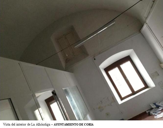 El edificio de la Ahondiga ya ha comenzado a rehabilitarse para el futuro traslado de la Biblioteca Municipal