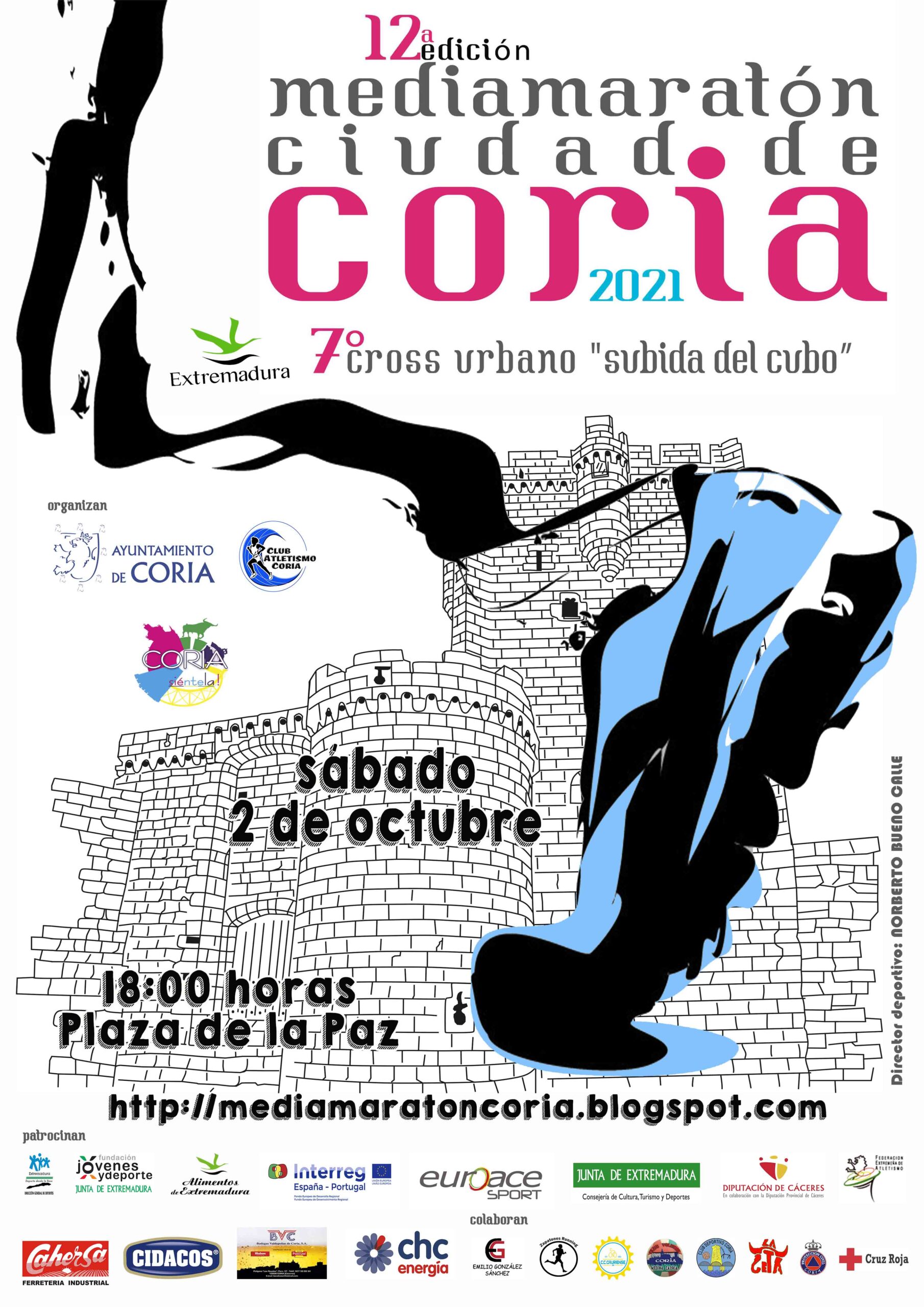 La XXII Media Maratón «Ciudad de Coria» tendrá lugar el próximo sábado