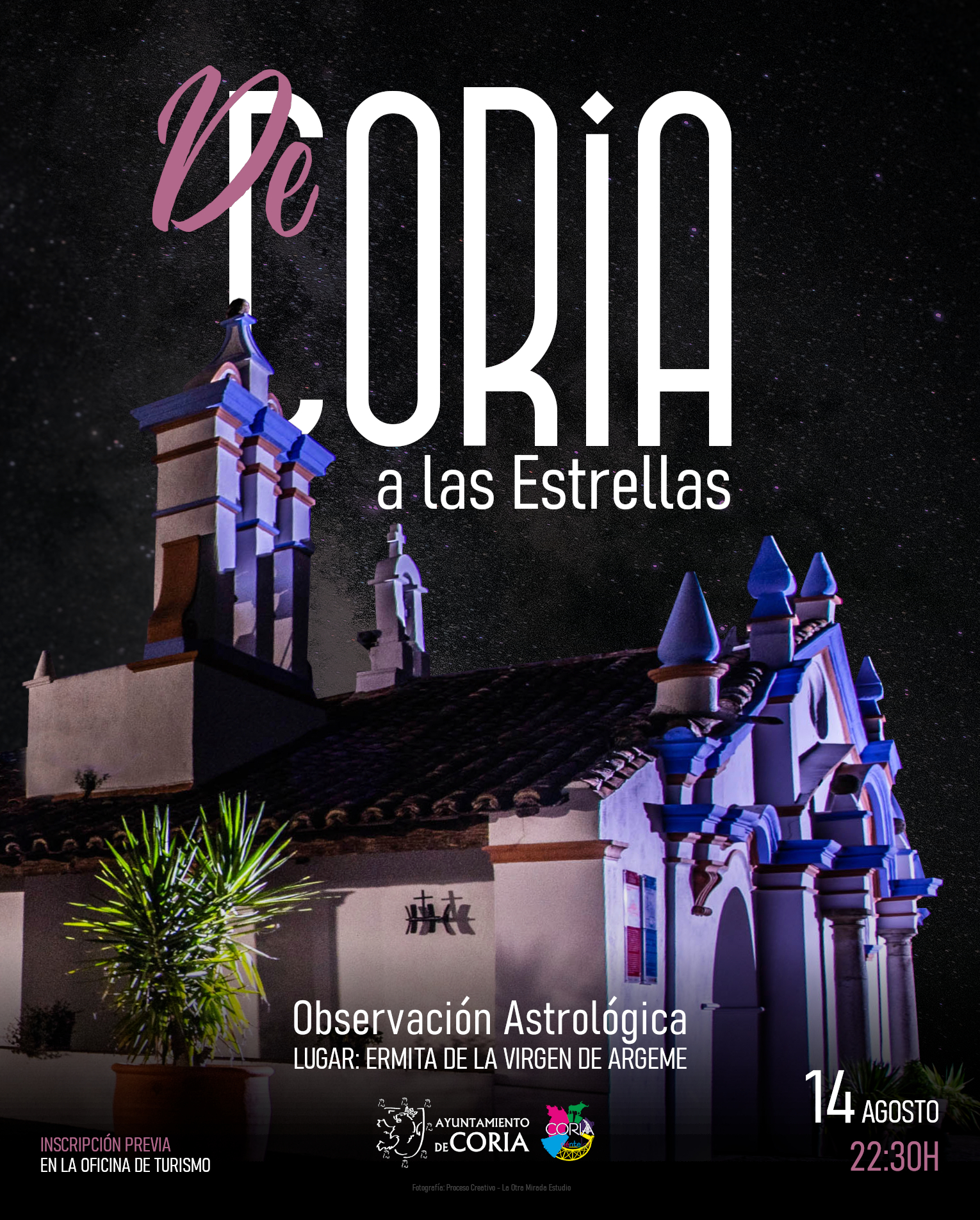 El Ayuntamiento de Coria organiza una actividad para los amantes de la Astronomía