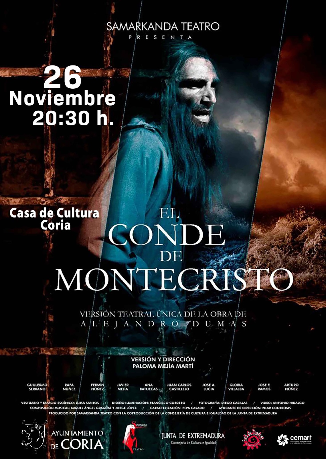 El Certamen de Teatro no Profesional pondrá el broche final el sábado 26 de noviembre