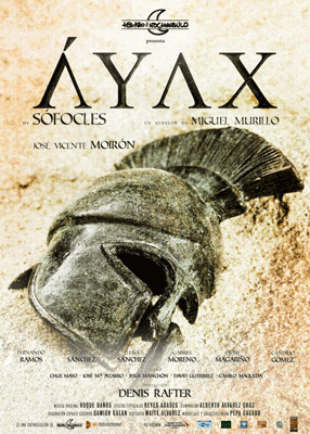 Representación de la obra «Ayax» en la Casa de Cultura