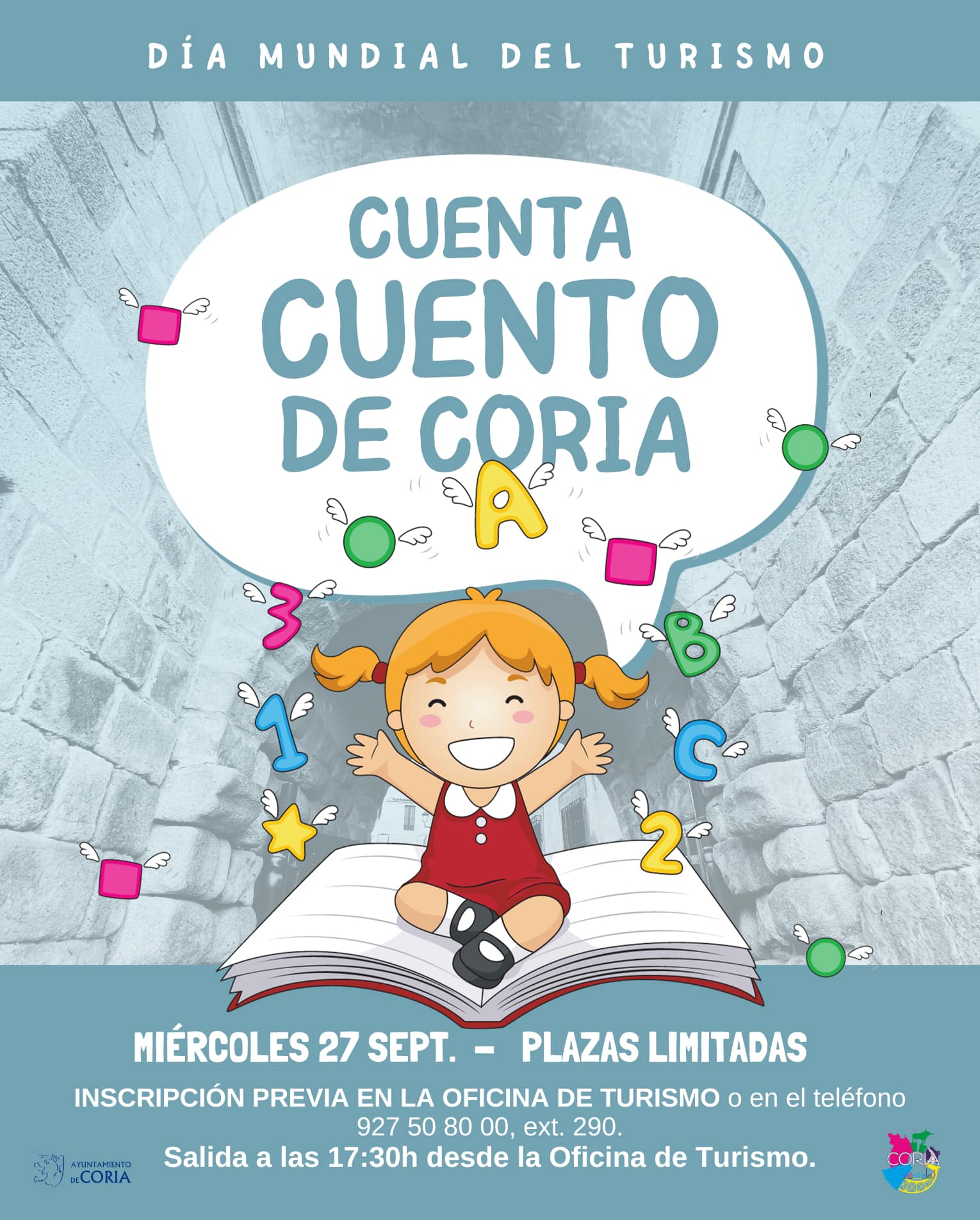 El Día del Turismo ofrece en Coria un cuenta cuento turístico de la ciudad con visita al Museo de San Juan