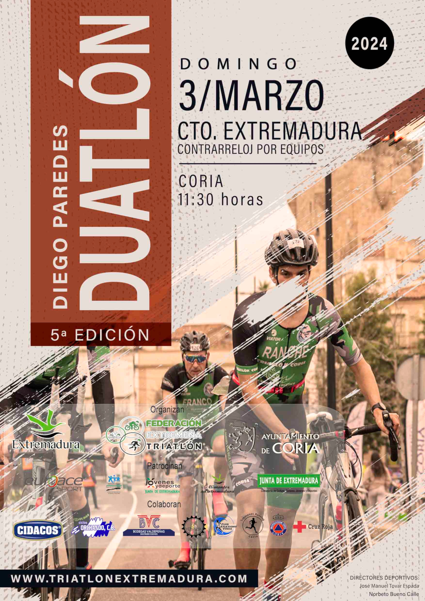 Cto. Extremadura Duatlón contrarreloj por equipos “5º Duatlón Diego Paredes”