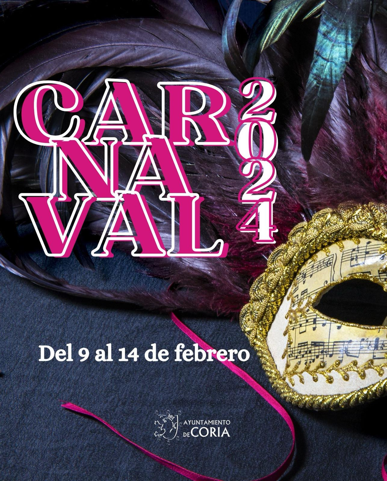 Un total de 14 grupos y 7 participantes en categoría individual formarán parte del Desfile-Concurso del Carnaval 2024