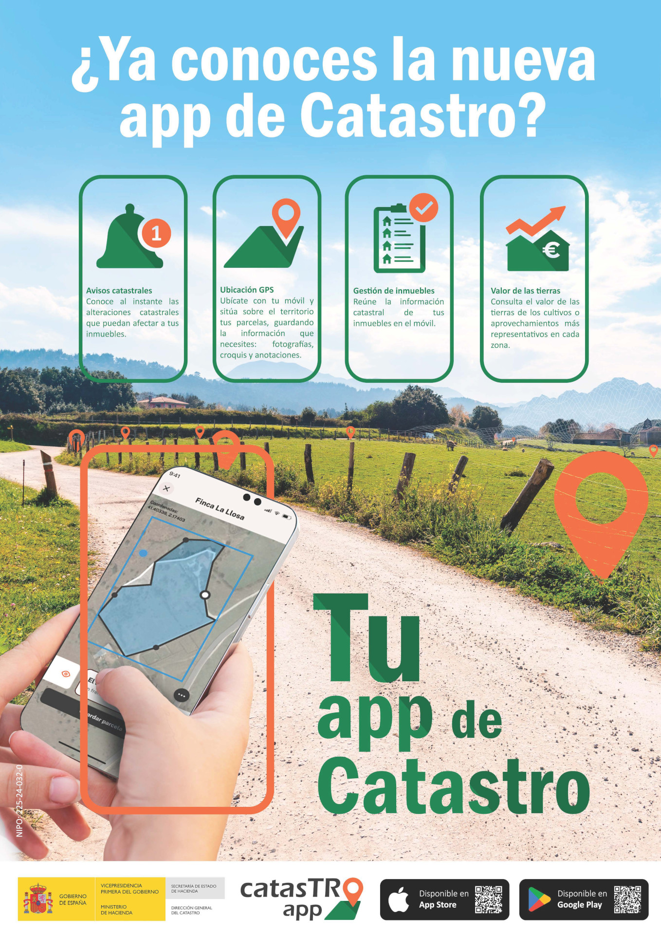 El Catastro y la Secretaría General de Administración Digital ponen en marcha una nueva aplicación móvil “Catastro_app”