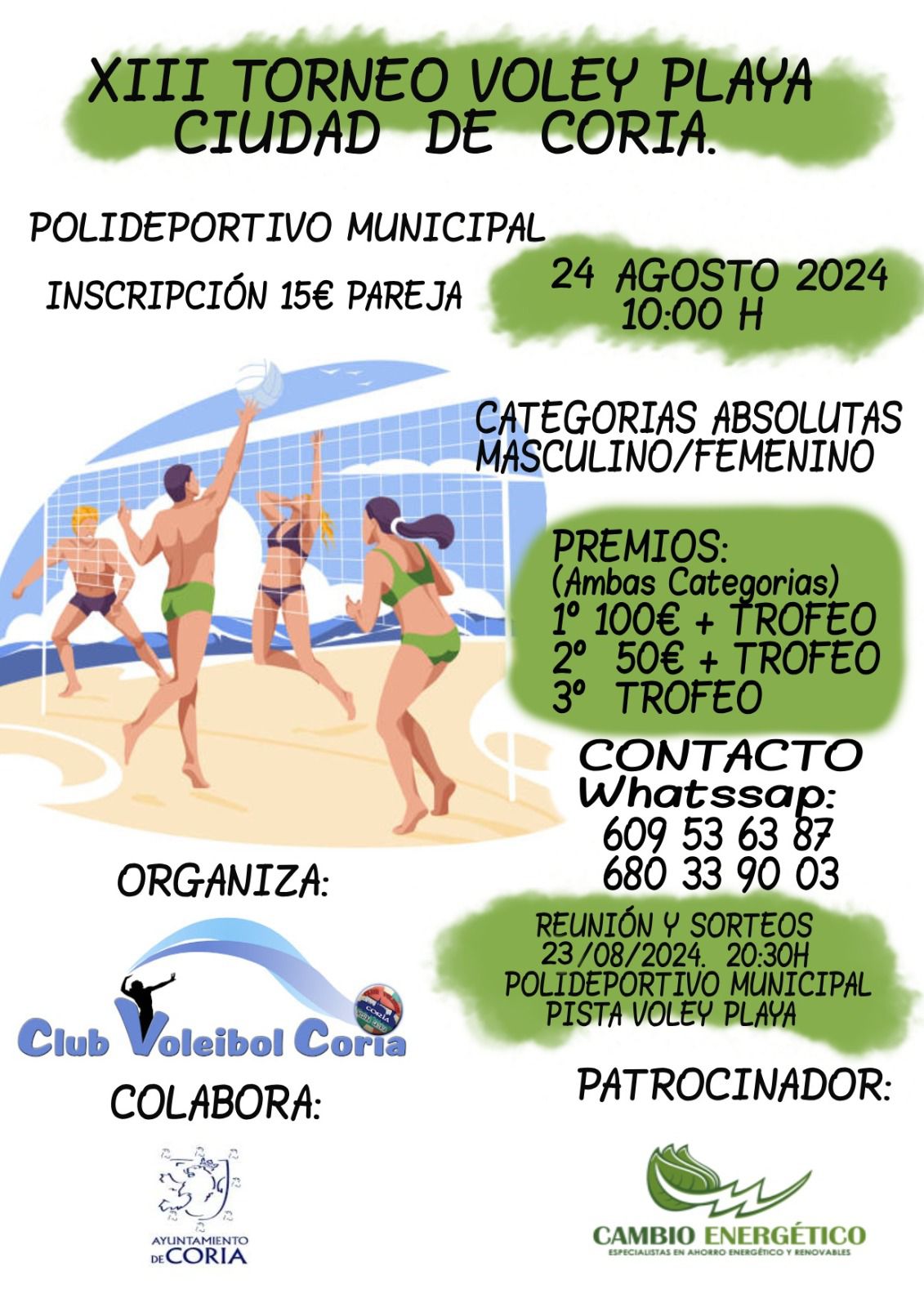 XIII Torneo de Voley-Playa “Ciudad de Coria”