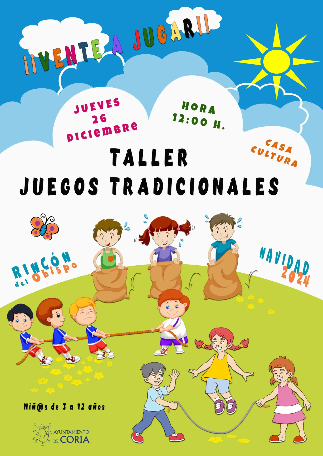 Taller de Juegos Tradicionales en Rincón del Obispo
