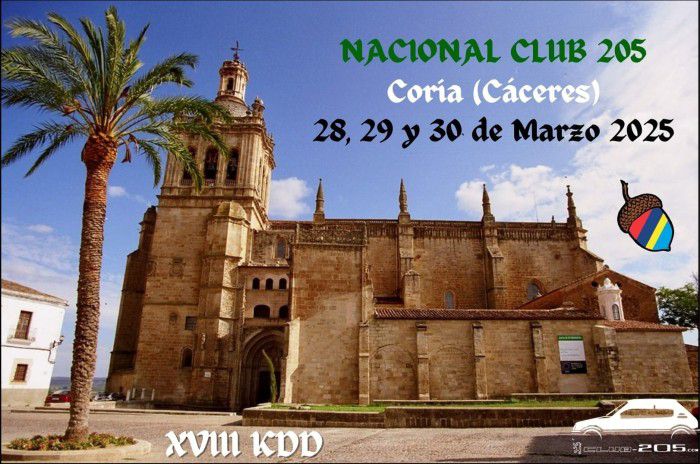 XVIII Concentración Nacional Club Peugeot 205