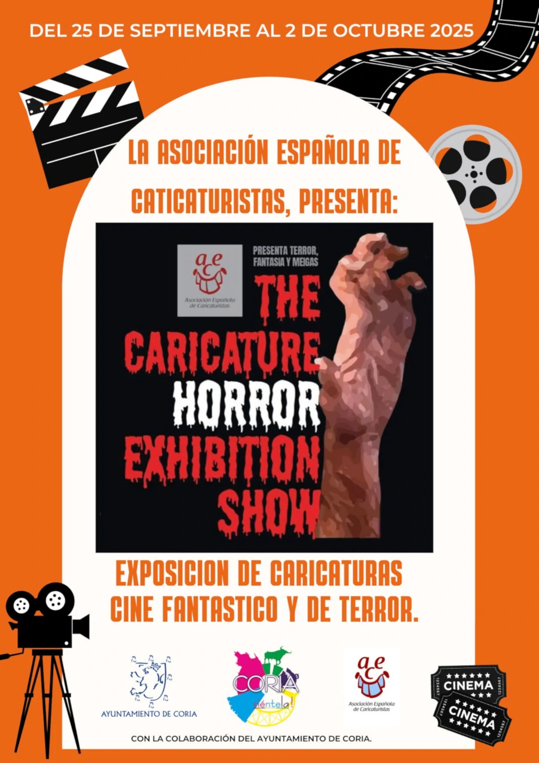 Exposición: “The Caricature Horror Exhibition Show”