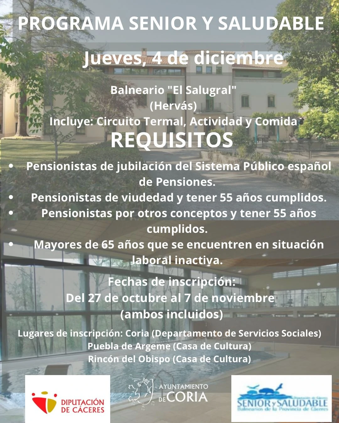 Programa Senior y Saludable en Coria