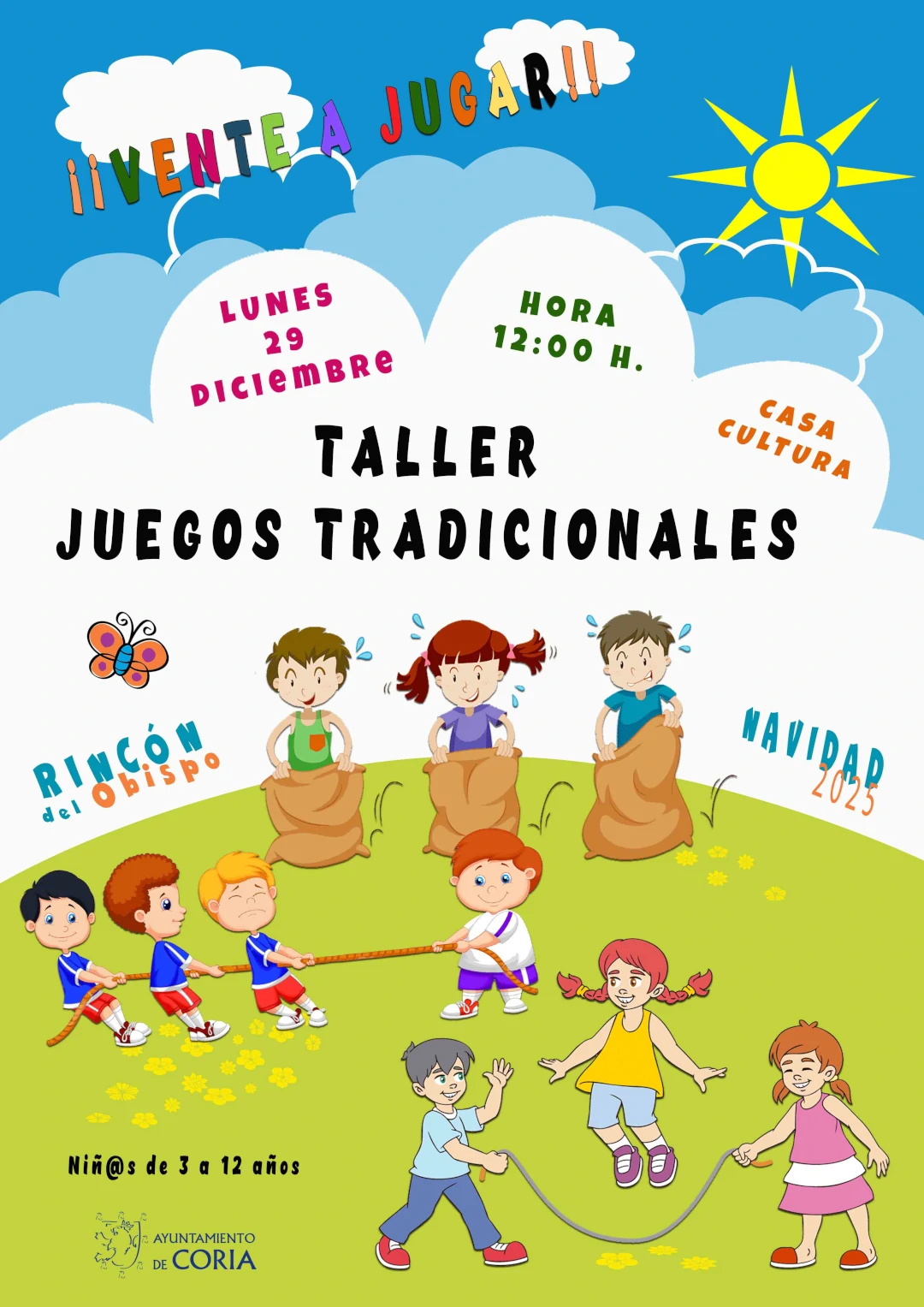 Taller de Juegos Tradicionales en Rincón del Obispo